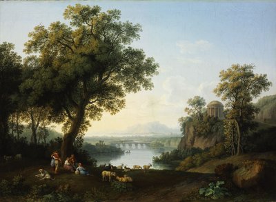Paesaggio fluviale da Jacob Philipp Hackert