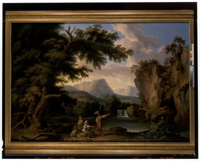 Una coppia di paesaggi da Jacob Philippe Hackert