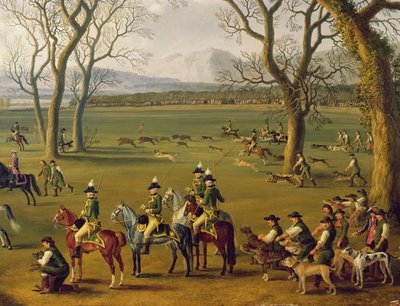 Caccia al cinghiale da Jacob Philippe Hackert