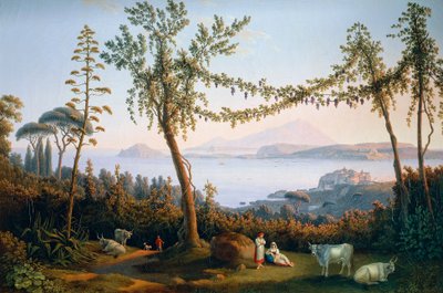 Il golfo di Pozzuoli da Jacob Philippe Hackert