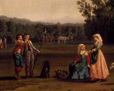 Viaggio alle tenute reali di Caserta da Jacob Philippe Hackert