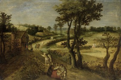 Paesaggio con campi di grano da Jacob Savery (II) (attributed to)