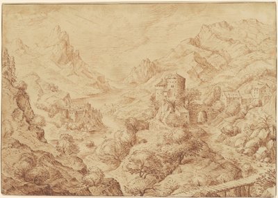 Paesaggio fluviale panoramico da Jacob Savery I