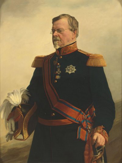 Bernhard (1792-1862), duca di Sassonia-Weimar. Generale al servizio dei Paesi Bassi da Jacob Spoel