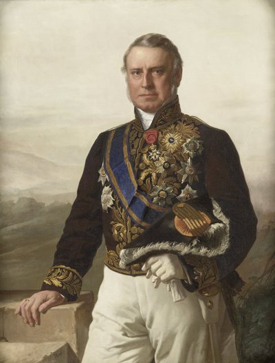 Charles Ferdinand Pahud (1803-73). Governatore generale (1855-61) da Jacob Spoel