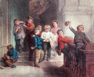 Giocando fuori dalla scuola da Jacob Spoel