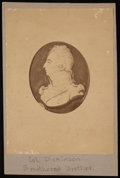 Ritratto di Henry Louis Dickinson 1771-1820, 1805 fotografato negli anni 1880 da Jacob Spornberg