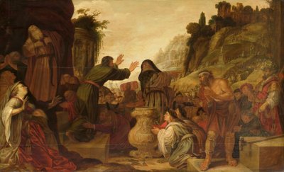 San Paolo e Barnaba adorati come dei dal popolo di Listra (Atti 14:6-20) da Jacob Symonsz Pynas