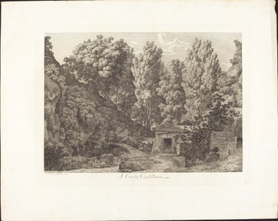 A Cività Castellana da Jacob Wilhelm Mechau
