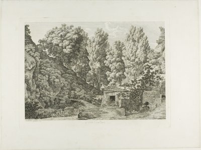 A Civita Castellana da Jacob Wilhelm Mechau