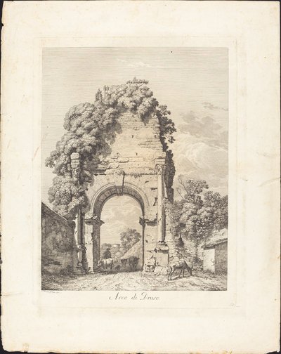 Arco di Druso da Jacob Wilhelm Mechau