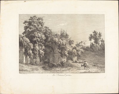 La Fontana Egeria da Jacob Wilhelm Mechau