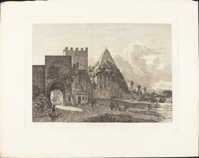 Porta di San Paolo da Jacob Wilhelm Mechau