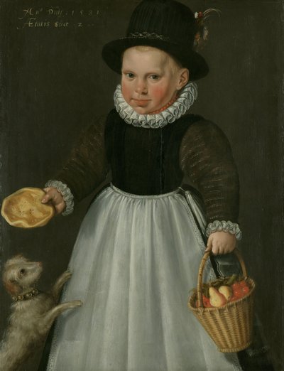 Ritratto di un bambino da Jacob Willemsz. Delff (I)