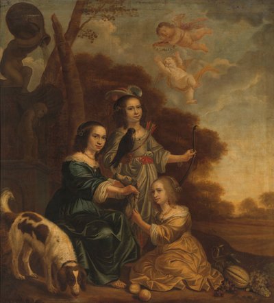 Ritratto di Geertruyt, Margriet e Anna Delff, le figlie dell