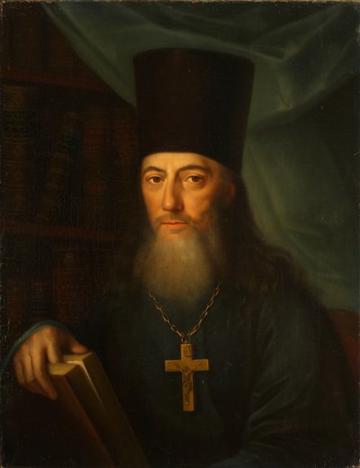 Ritratto dello scrittore Ioann Ioannovich Krasovsky 1746-1811 da Jacob Zalessky