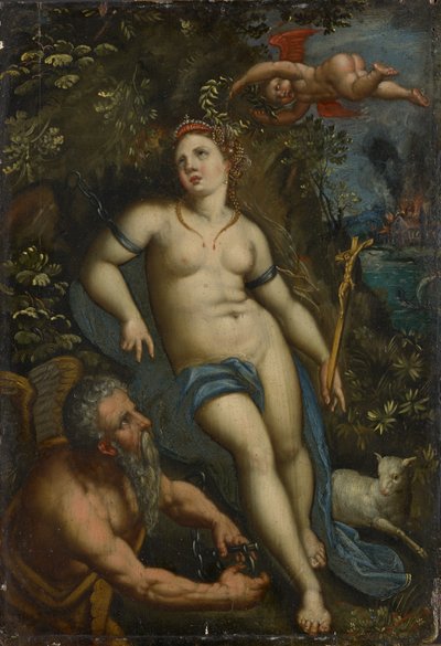 Allegoria del Tempo che libera la Fede da Jacob de Backer