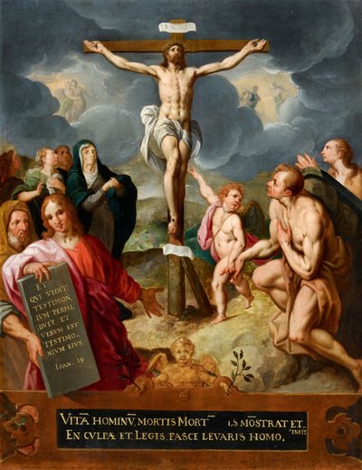 Cristo in croce da Jacob de Backer