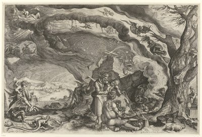 Sabba delle streghe da Jacob de Gheyn (II) (attributed to workshop of)