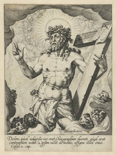 Cristo come Uomo dei Dolori da Jacob de Gheyn (II) (workshop of)