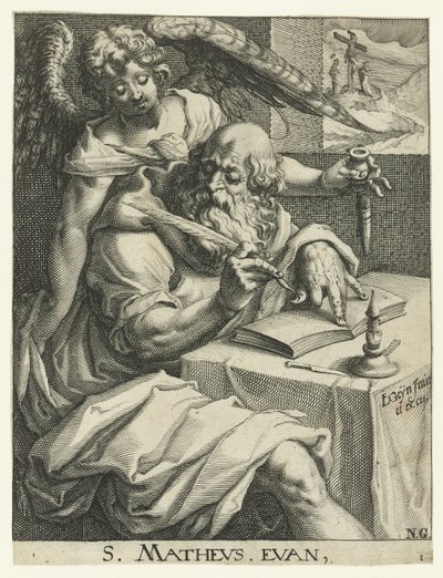 Evangelista Matteo da Jacob de Gheyn (II) (workshop of)