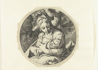 Maria con il Bambino Gesù da Jacob de Gheyn (II) (workshop of)