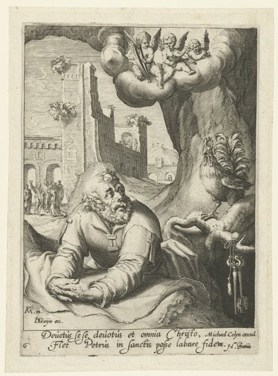 Pietro come peccatore pentito da Jacob de Gheyn (II) (workshop of)