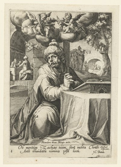Zaccheo come peccatore pentito da Jacob de Gheyn (II) (workshop of)