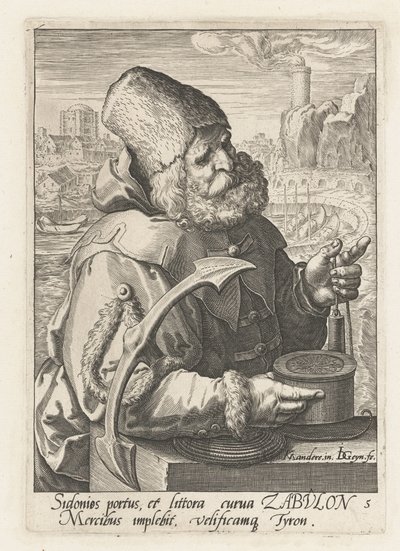 Capostipite Zebulon (serie De stamvaders van Israël, De twaalf zonen van Jakob) da Jacob de Gheyn (II)