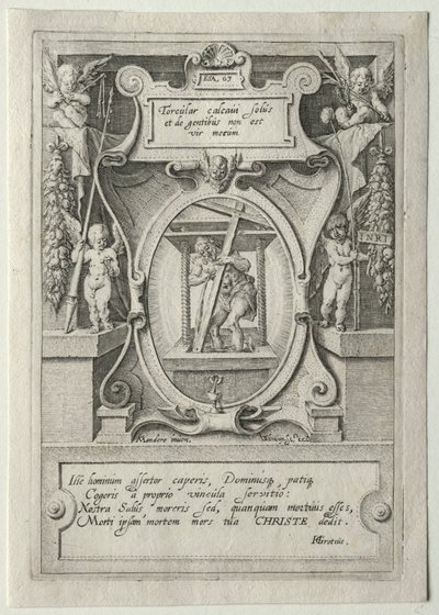 Set della passione:  Frontespizio da Jacob de Gheyn II