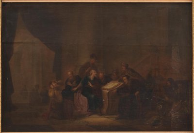 Giuda getta i pezzi d