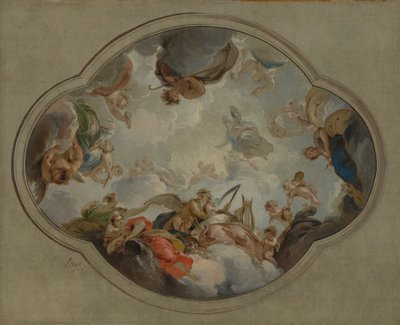 Allegoria delle Arti, 1742 da Jacob de Wit