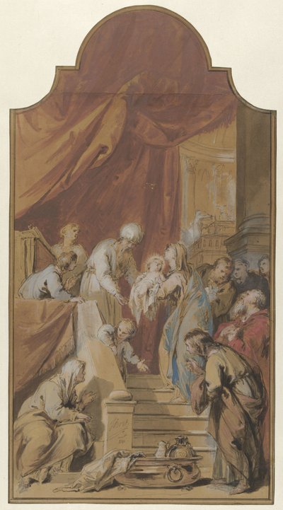 La Presentazione al Tempio da Jacob de Wit
