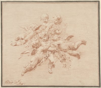 Gruppo di angeli da Jacob de Wit