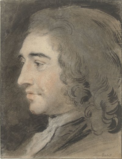 Ritratto di uomo, verso sinistra da Jacob de Wit