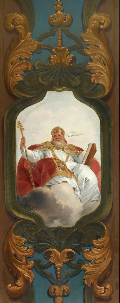 Papa Gregorio Magno, padre della Chiesa da Jacob de Wit