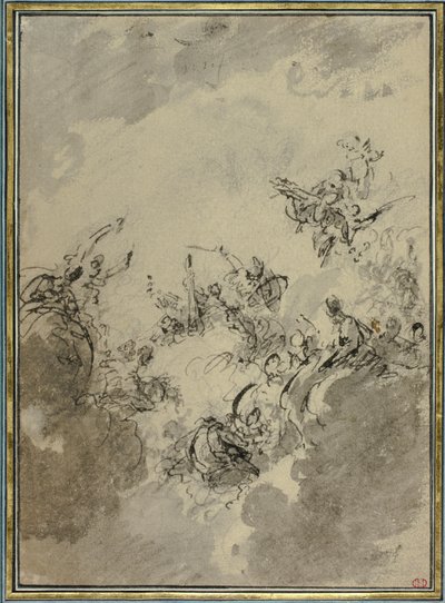 Studio per Apoteosi di Ercole da Jacob de Wit