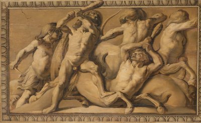 Ercole uccide i centauri (Giove che sconfigge i centauri) da Jacob van Campen