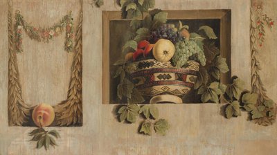 Natura morta con ghirlande di frutta e fiori da Jacob van Campen