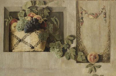 Natura morta con ghirlande di frutta e fiori da Jacob van Campen
