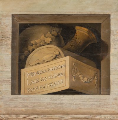 Tomba con iscrizione da Jacob van Campen