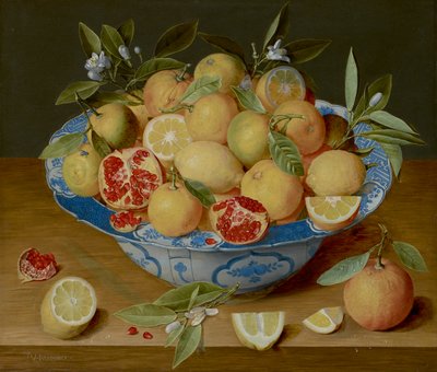 Natura Morta con Limoni, Arance e un Melograno, c.1620-40 da Jacob van Hulsdonck