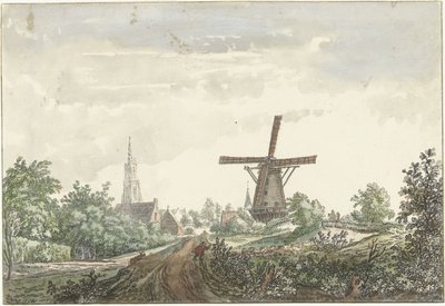 Vista sulla strada di Leusden verso Amersfoort da Jacob van Liender