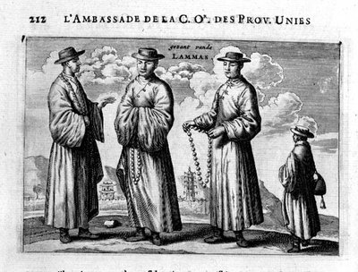 Lama della Cina, da un resoconto di un