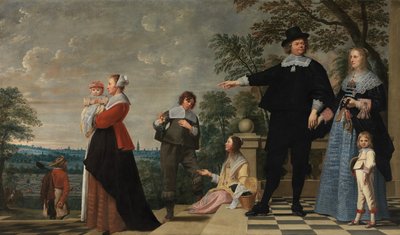 Ritratto di una famiglia di Bruges da Jacob van Oost