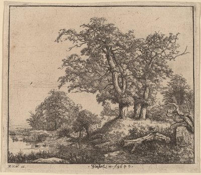 Le tre querce da Jacob van Ruisdael
