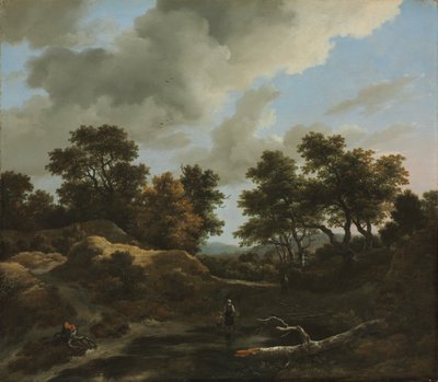 Paesaggio boscoso e collinare da Jacob van Ruisdael