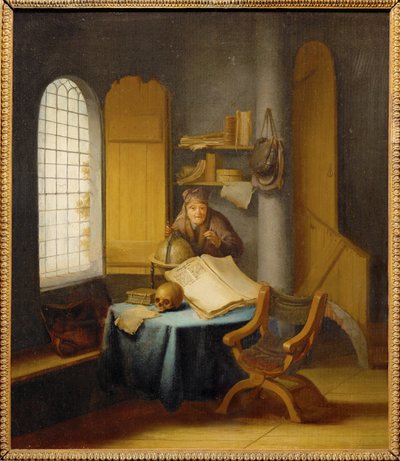 Uno studioso nel suo studio ... da Jacob van Spreeuwen