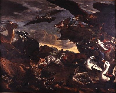 La Battaglia degli Uccelli e delle Bestie da Jacob van der Kerckhoven