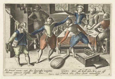 Festa degli studenti da Jacob van der Heyden